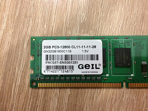 Geil DDR3 2GB, 1600MHz, PC3-12800 (GN32GB1600C11S) б/у