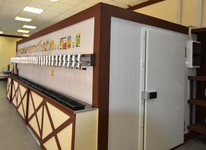 Холодильные камеры б/у для разливного пива, мясной продукции