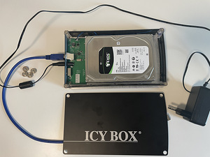 Seagate Exos 7e8, 4TB external HDD + Icy Box (2 foto / 3)