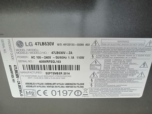 47" LG fullHD SmartTV (5 foto / 5)