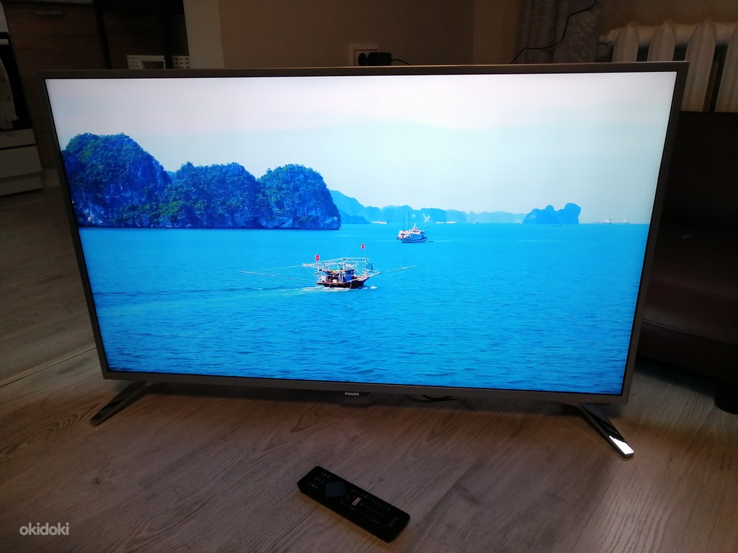 43-дюймовый телевизор Philips 4K SmartTV с подсветкой Ambilight ...