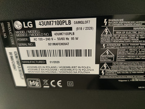 LG 43" 4K UHD teler SmartTV (5 foto / 5)