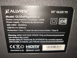 50" Allview teler 4k UHD SmartTV (6 foto / 7)