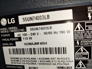 55" LG 4k UHD teler SmartTV (6 foto / 6)