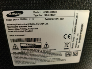 48" Samsung fullHD teler HDMI DVB-T (3 foto / 3)