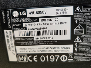 49" LG 4k UHD teler SmartTV 3D (6 foto / 7)