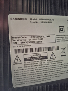 50" Samsung 4K UHD телевизор SmartTV (5 фото из 5)
