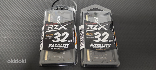 RAM 2x32=64gb ddr4 3200Mhz operatiivmälu