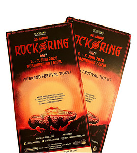 Rock am ring 2022 2 tickets