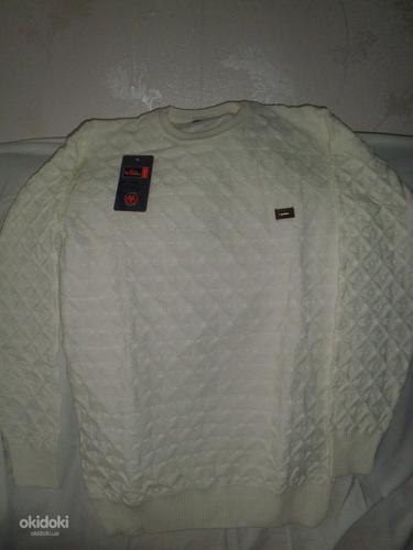 Мужской свитер тонкой вязки (фото #3)