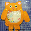 Развивающая игрушка-искалочка Рыжий котик из фетра (фото #2)