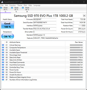 Samsung 970 Evo Plus 1TB NVME M.2 SSD (2 foto / 2)