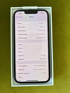 iPhone 13 128GB (MIDNIGHT BLUE) (5 foto / 5)