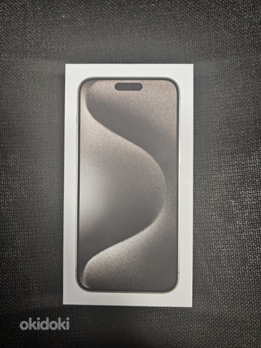 iPhone 15 Pro Max, 256 ГБ, титан, нераспечатанная упаковка (фото #1)