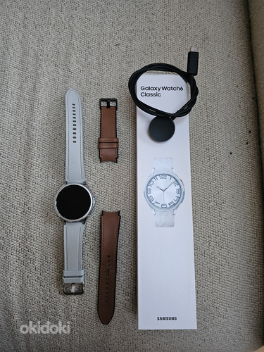 Nutikell Samsung Galaxy Watch 6 Classic 47mm BT, hõbedane