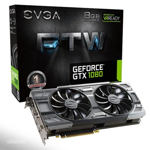 Игровая видеокарта eVGA GeForce GTX 1080 FTW, 8 ГБ (фото #1)