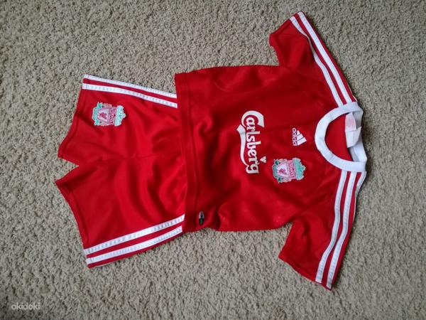 Liverpooli adidas särk ja püksid, suurus 2a (foto #1)