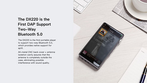 IBasso DX220 Portable Digital Audio Player ,AMP 1Mk2,AMP 8. (6 foto / 8)