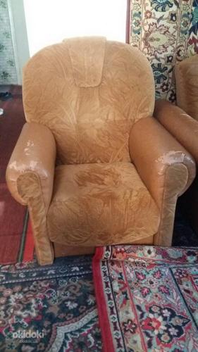 Диван, два кресла и пуфик (фото #2)