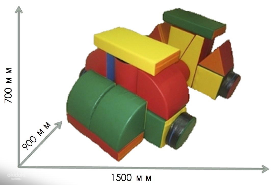 21 элемент. Мягкий напольный конструктор для детей. Мягкий модульный конструктор «Грузовичок». Мягкий конструктор грузовик 30 элементов. Детские маты конструктор.
