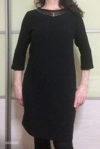 Нарядное чёрное платье М/L (фото #7)