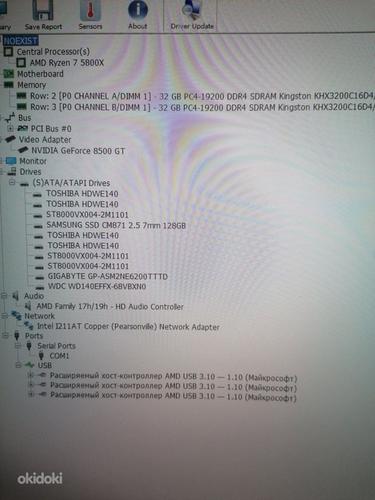 Компьютер Ryzen 5800X + 64 ГБ ОЗУ + 40 ТБ HDD + 2 ТБ MVME SSD (фото #6)