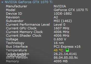 MSI Geforce GTX 1070 Ti 8GB (Gaming X) (фото #2)