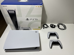 Sony Playstation 5 Disk Edition + 2 Dualsense (1 foto / 3)