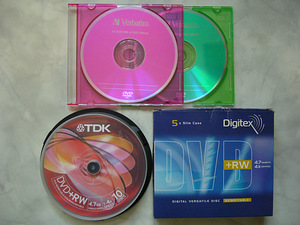 Диски Verbatim,TDK DVD+RW