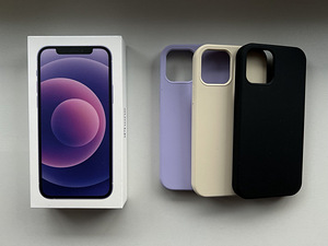 Новый Apple iPhone 12 64GB Purple + 3 чехла