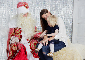 Jõuluvana ja Snow Maiden Tallinnas (2 foto / 4)