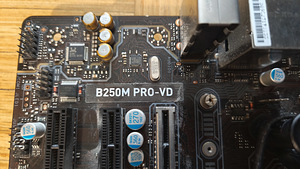 Emaplaat MSI b250m pro m-atx + i5 7500 + 12th gen cooler (3 foto / 5)