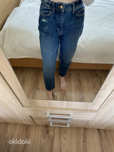 Zara mom fit джинсы размер 34 (фото #1)