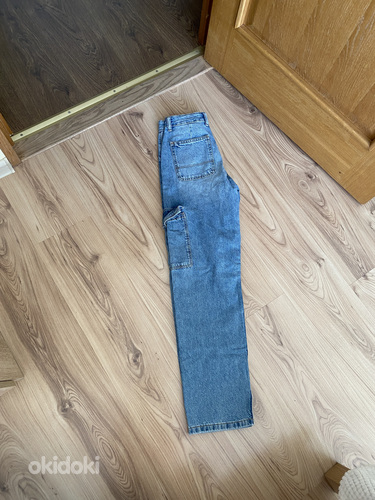Bershka cargo puuvillane teksad suurus 32,1 kord kantud