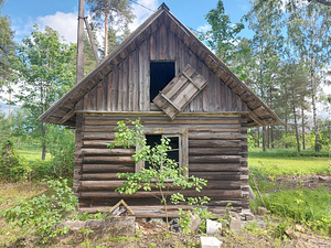 Бревенчатая сауна (2 фото из 9)