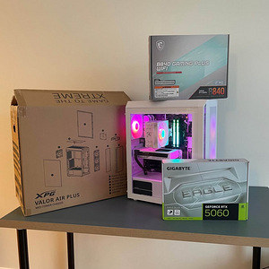 Mänguriarvuti RTX 5060 + Ryzen 5 8400F + DDR5 + WIFI (6 foto / 6)