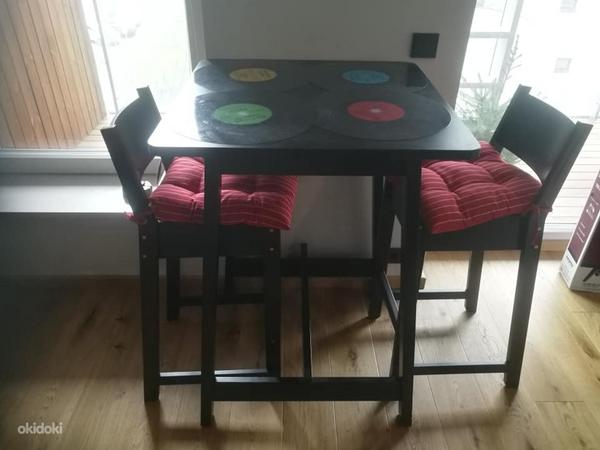 Барный стол и 2 стула (фото #2)