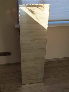 Dekoratiivse lihviga/ faasitud servaga seinapeegel 143x40cm (1 foto / 3)