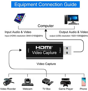 HDMI Video Capture USB 3 Card / Dongle Gaming Streaming (2 foto / 3)