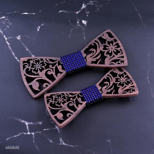 Деревянные галстуки-бабочки (фото #5)