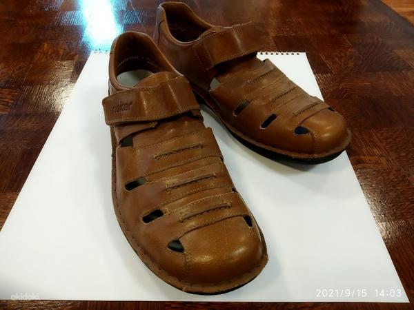 Продам новые сандали Rieker 45 размера светло-коричневые (фото #1)