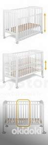 YappyKids Natural Puidust võrevoodi + madrats (4 foto / 4)