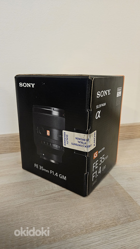 Sony FE 35mm F1.4 GM objektiiv UUS!