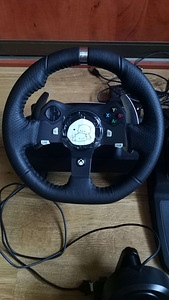 Mängurool Logitech G920 Xbox One & Pc + Manuaal käigukast (3 foto / 5)