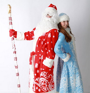В аренду Новогодние костюмы ДМ и Снегурочки