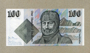 100 австралийских долларов 1984 года выпуска.
