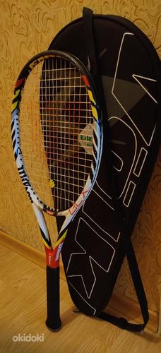 Теннисная ракетка для детей до 13ти лет с чехлом (фото #1)