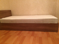 Кровать односпальная+матрас