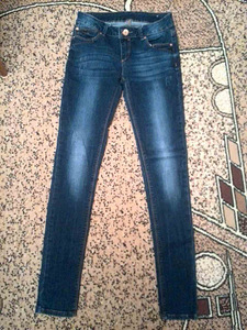 Модные джинсы, зауженные размер 44