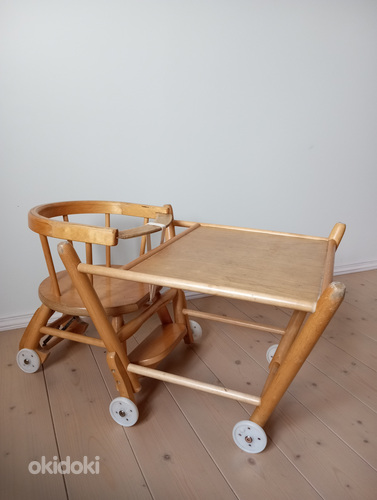 Детский деревянный обеденный стул (фото #4)